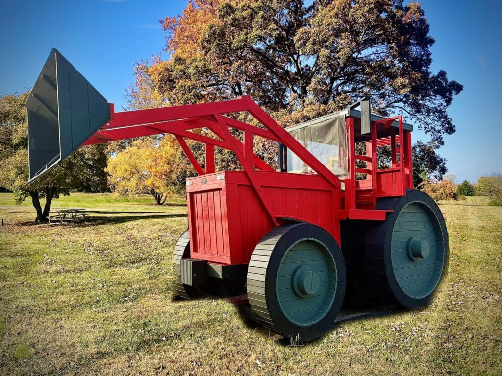 New Color for the Big Tractor Outdoor Playset!