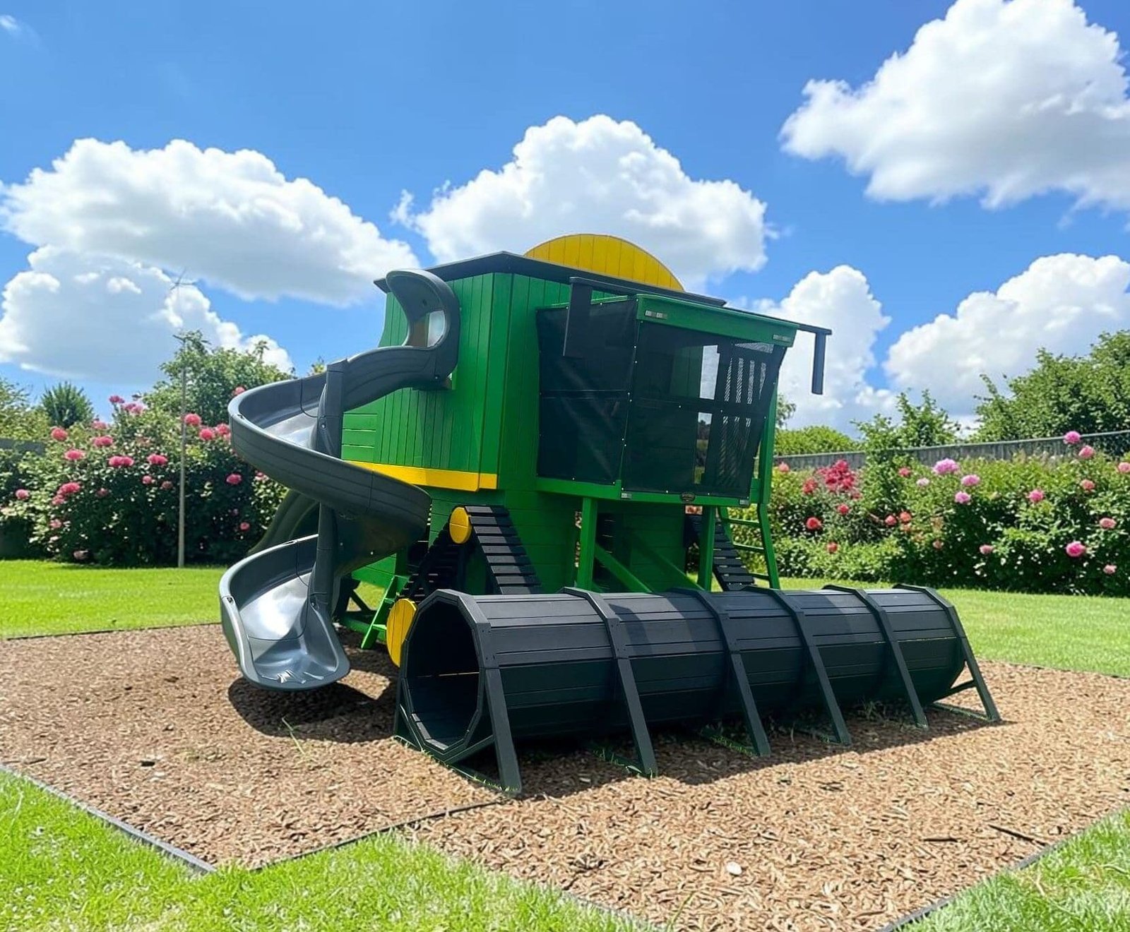 Big Green Combine Harvester Playground Playset